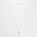 Pendentif "Miroir" - Or Blanc 375/1000