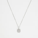 Pendentif "Miroir" - Or Blanc 375/1000