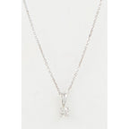 Pendentif "Laila" Diamant D 0,16/1 - Or Blanc 375/1000