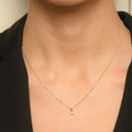 Pendentif "Laila" Diamant D 0,16/1 - Or Blanc 375/1000