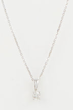 "Laila" Pendant, Diamond D 0,16/1 - 375/1000 White Gold