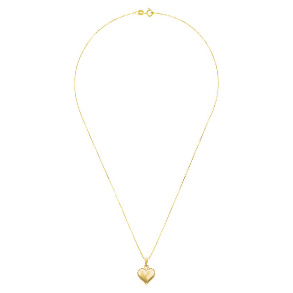 Colgante "Corazón de Oro" en oro amarillo 375/1000