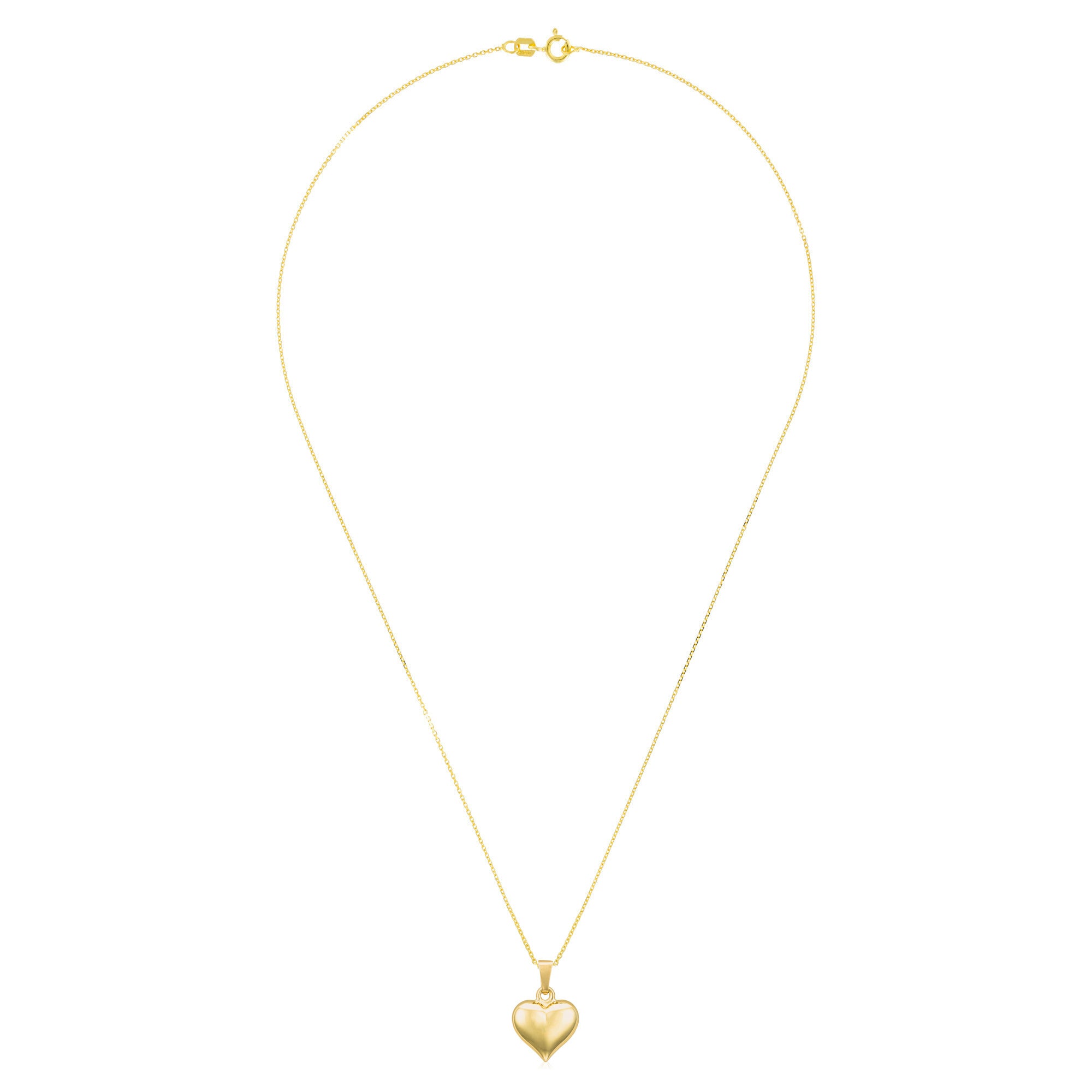 Colgante "Corazón de Oro" en oro amarillo 375/1000