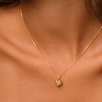 “Heart of Gold” Pendant 375/1000 Yellow Gold