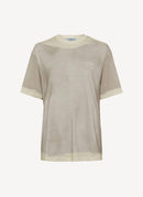 Prada - Tee Shirt - Grey - Femme