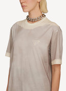 Prada - Tee Shirt - Grey - Femme