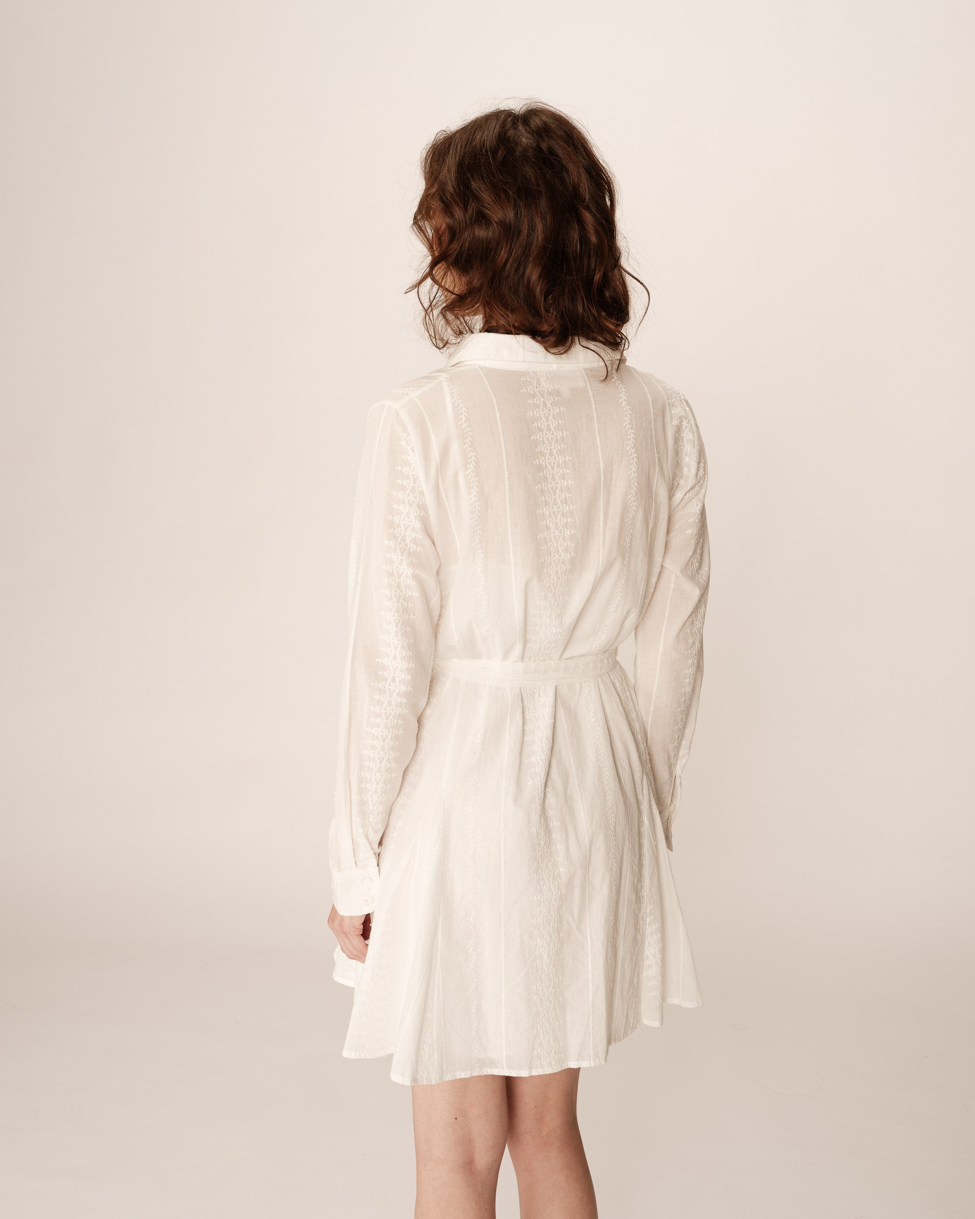 Praline Short Dress - Ecru