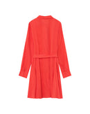 Vestido corto praliné - Rojo