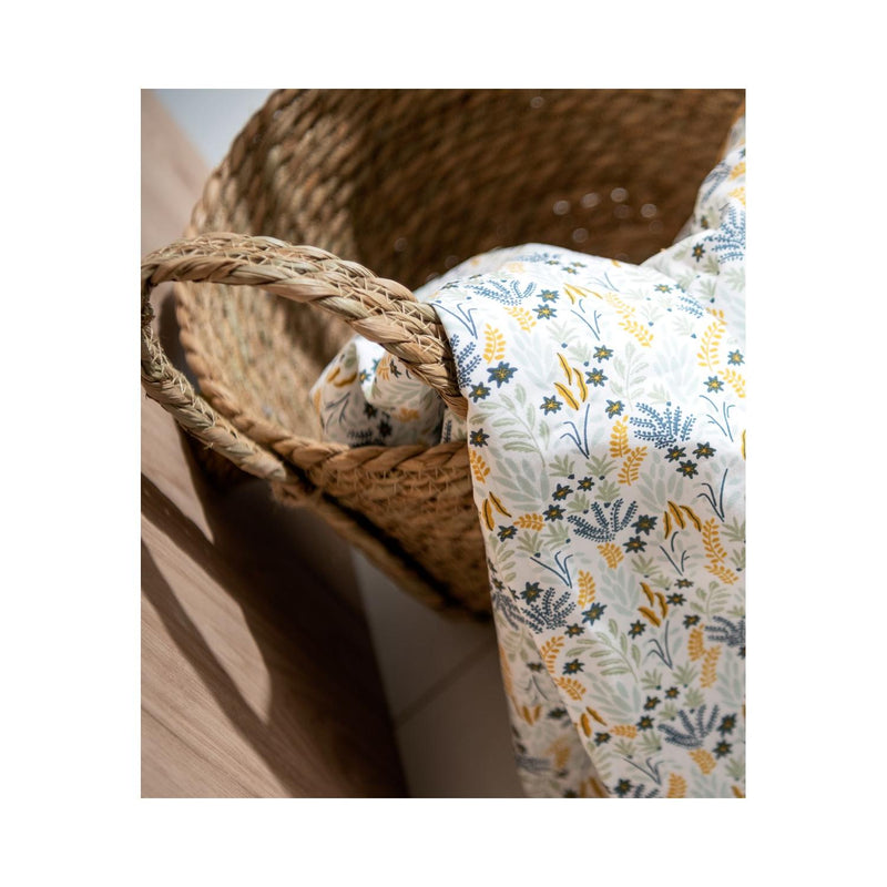 Couverture 100X75Cm En Coton Blanc