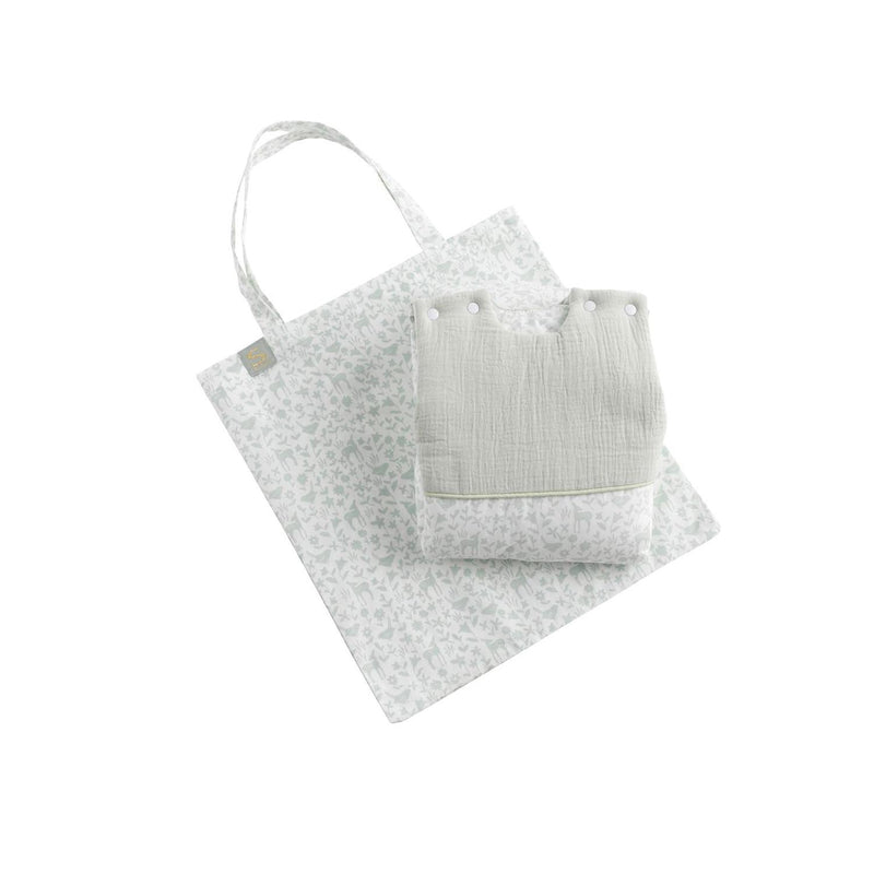 Gigoteuse Ouatinée Bébé En Coton - Vert