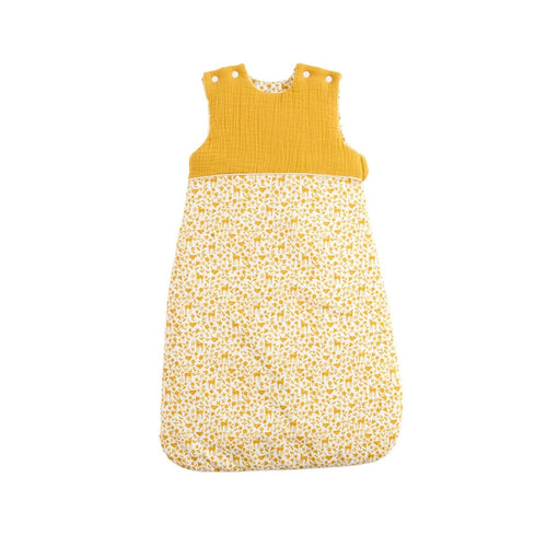 Gigoteuse Ouatinée Bébé En Coton - Jaune