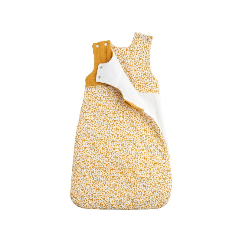 Gigoteuse Ouatinée Bébé En Coton - Jaune