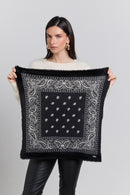 Echarpe Bandana Presley - Noir & Blanc - Mixte