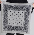 Bandana Piccola Presley - Grigio Nero - Bambino - 100% Cashmere