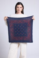 Echarpe Bandana Atlas Presley - Marine & Rouge - Mixte