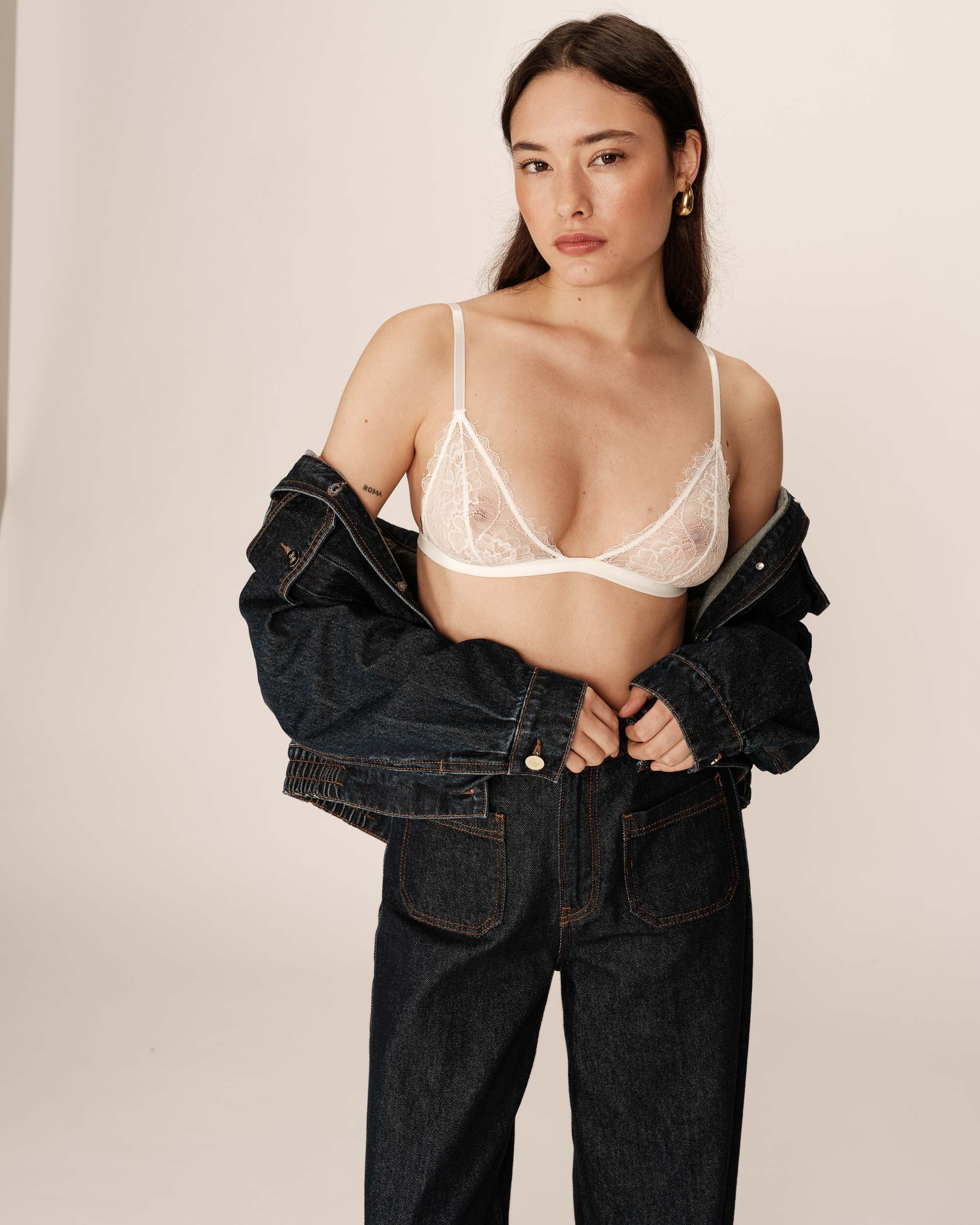 Presley Bralette - Ecru