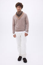 Petit Bandana Presley - Beige Noir - Homme