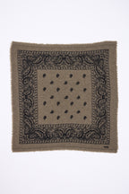 Petit Bandana Presley - Khaki Chine Prnt Noir - Enfant