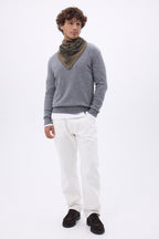 Petit Bandana Presley - Khaki Chine Prnt Noir - Homme