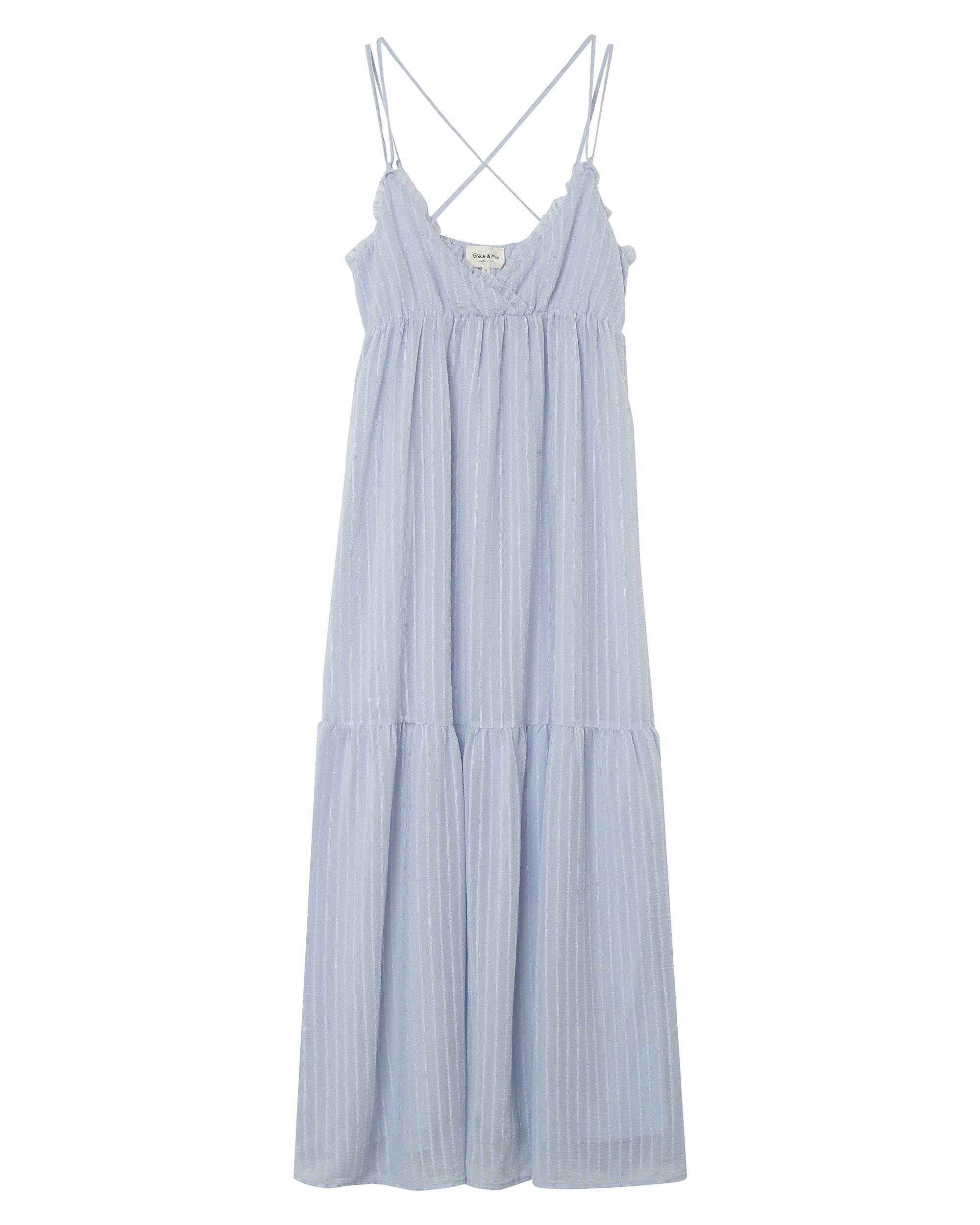 Pretty Long Dress - Blue