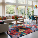 Tapis En Laine Cut Out Floral