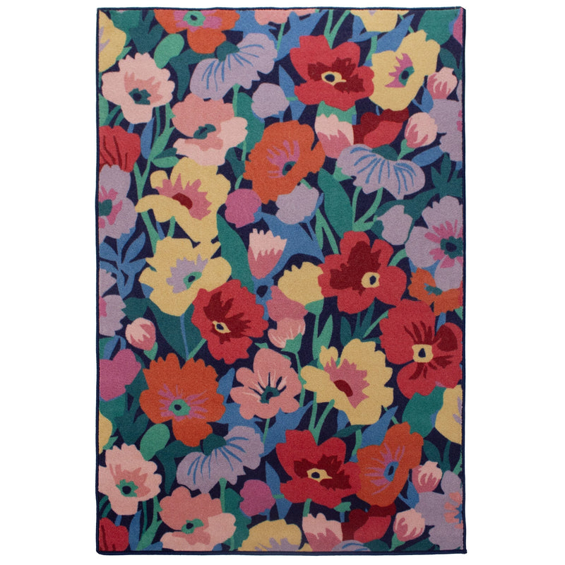 Tapis En Laine Cut Out Floral