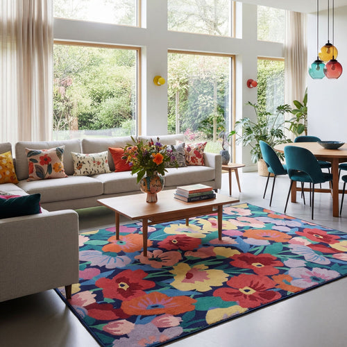 Cut Out Floral - Tapis En Laine