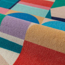 Tapis De Couloir En Laine Patchwork Geo