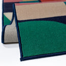 Tapis De Couloir En Laine Patchwork Geo