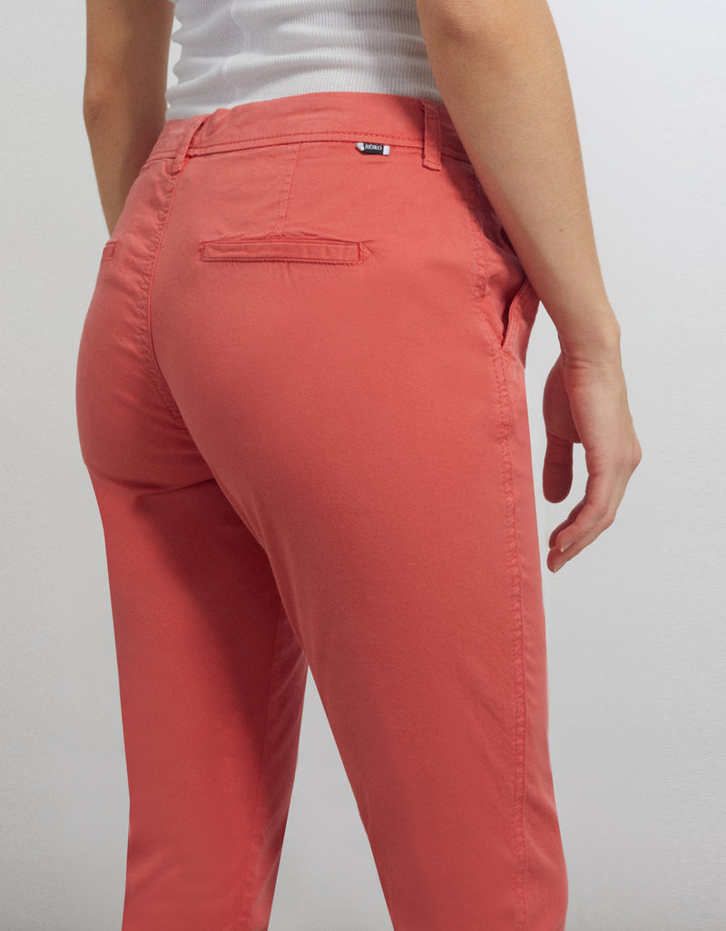 Reiko - Princy Basic Trousers - Cayenne - Woman