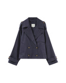 Spring Trench Coat - Navy