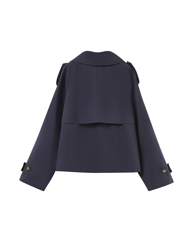 Spring Trench Coat - Navy