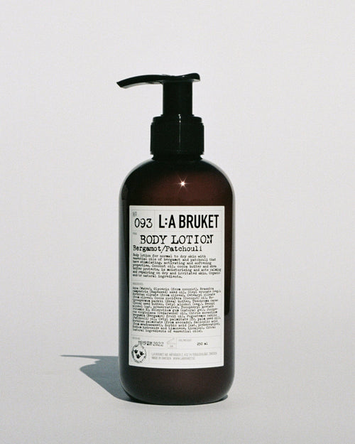 093 · Body Milk · Bergamot & Patchouli