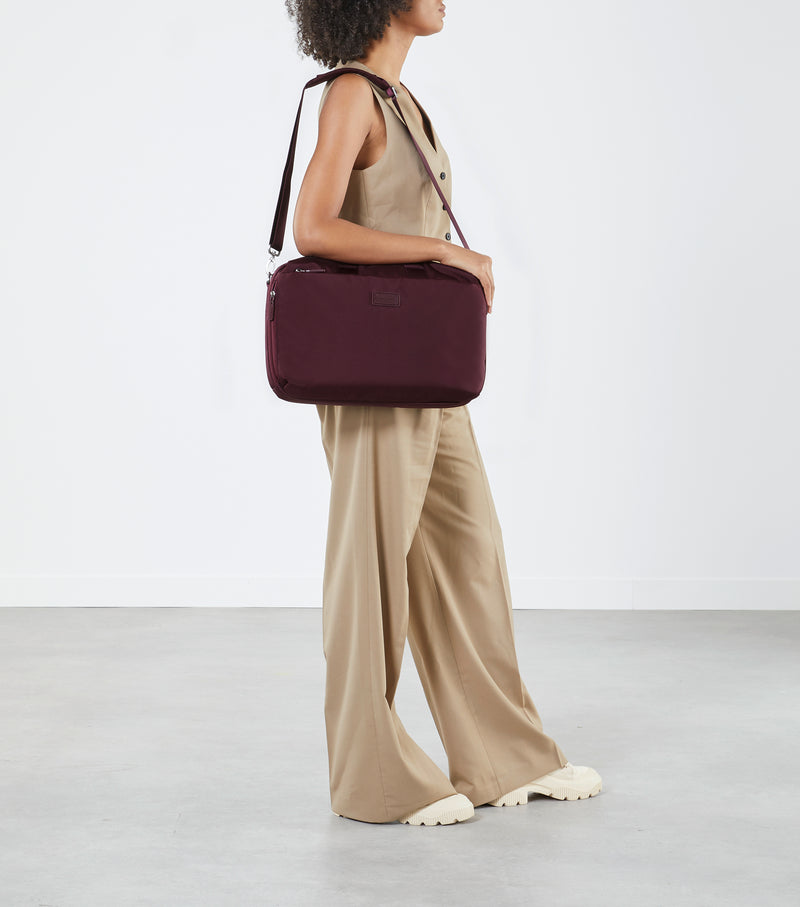 Sac Épaule 4Biz Laptop - Bordeaux