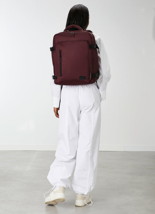 Sac À Dos De Voyage City Plume 17" - Bordeaux