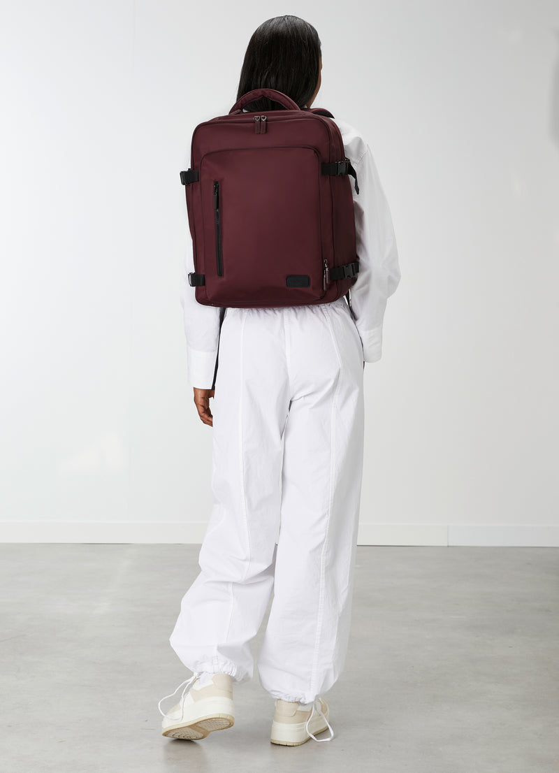 Sac À Dos De Voyage City Plume 17" - Bordeaux