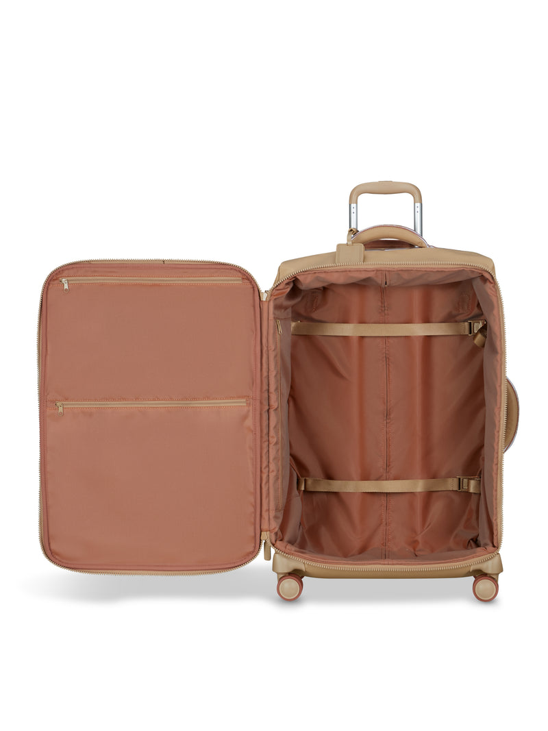 Valise Long Séjour 4 Roues Plume - Beige