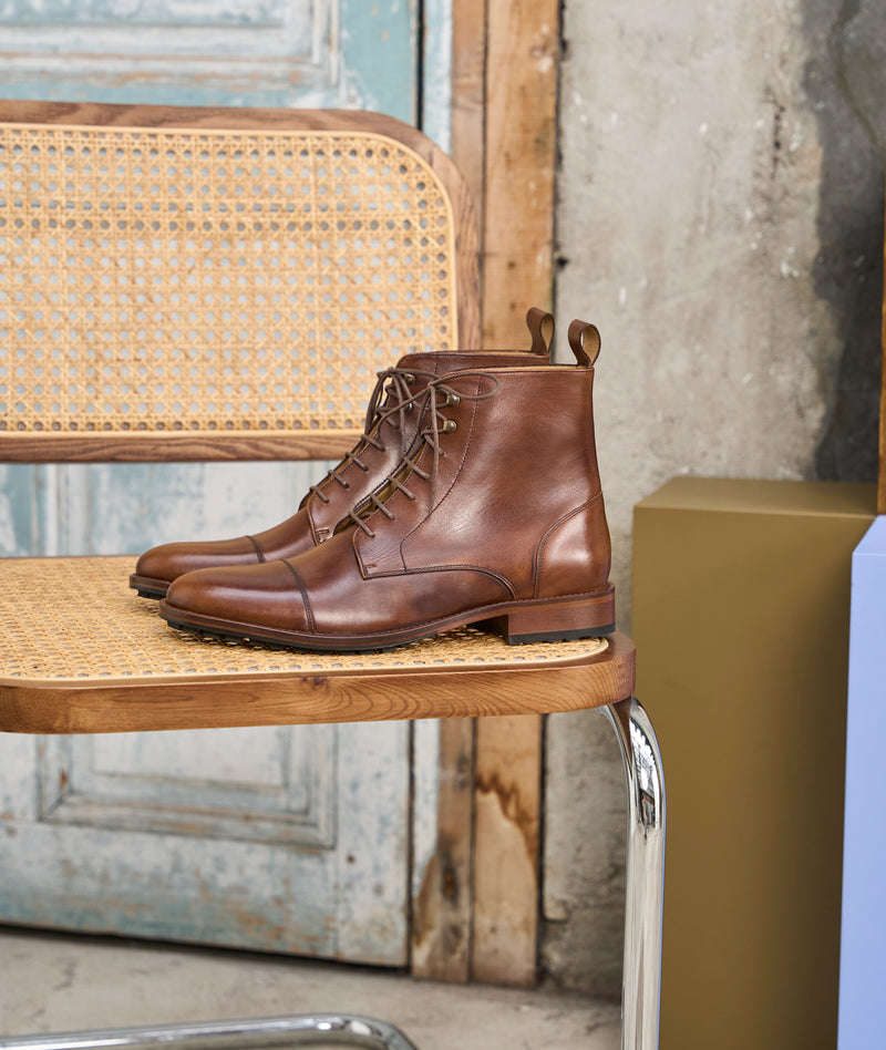 Bottines L'homme Inconscient Cuir - Cognac - Homme
