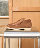 Mocassins L'homme Sage High Daim Chocolat - Marron - Homme