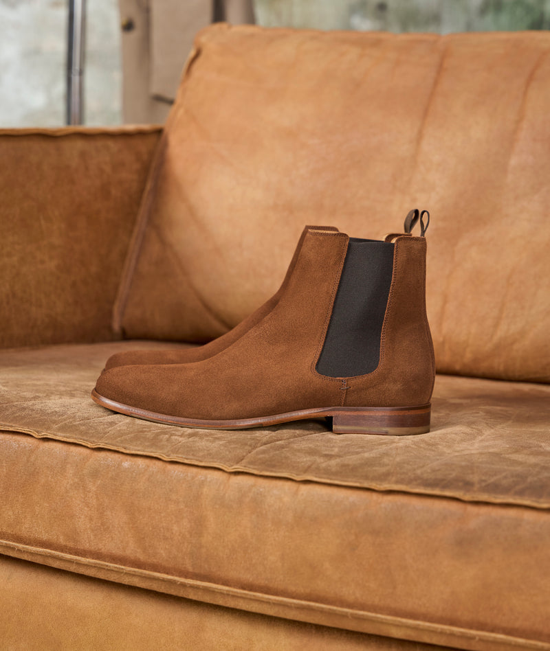 Bottines L'homme Pressé Daim - Camel - Homme