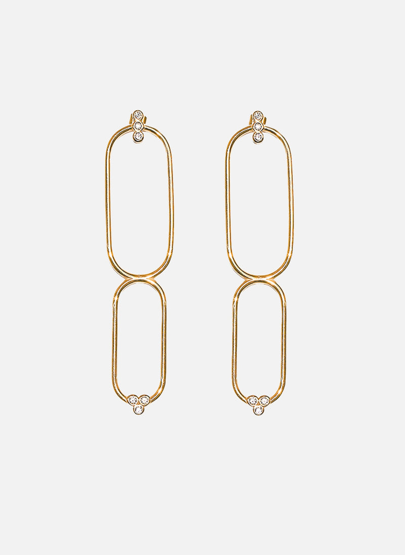 Boucles D'Oreilles Pendantes Prométhée