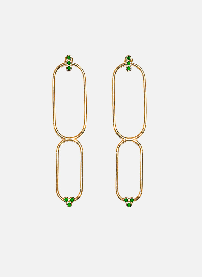 Boucles D'Oreilles Pendantes Prométhée