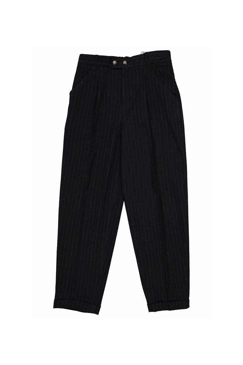 Prom Stripes Pants - Black