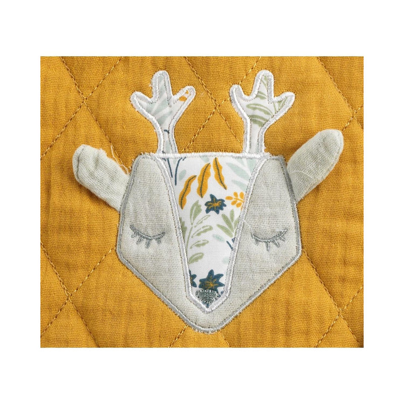 Protège Carnet Santé En Coton Jaune Moutarde