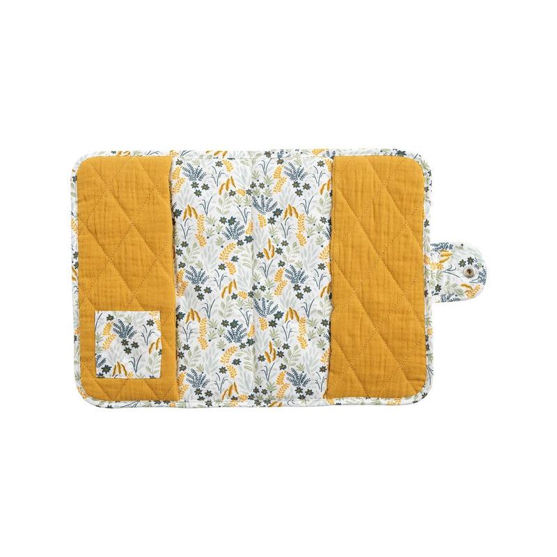 Protège Carnet Santé En Coton Jaune Moutarde