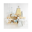 Cape De Bain Et Gant En Coton Blanc