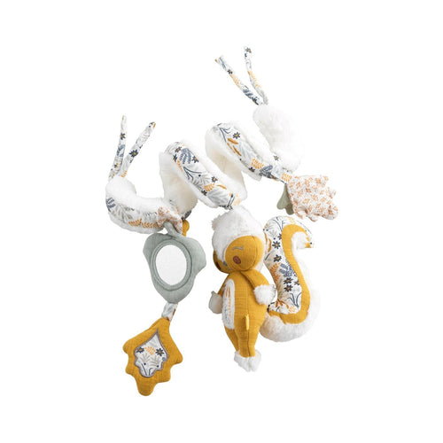 Spirale D'Activités En Velours Blanc