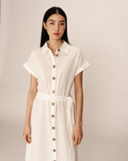 Vestido Largo Prudence - Crudo