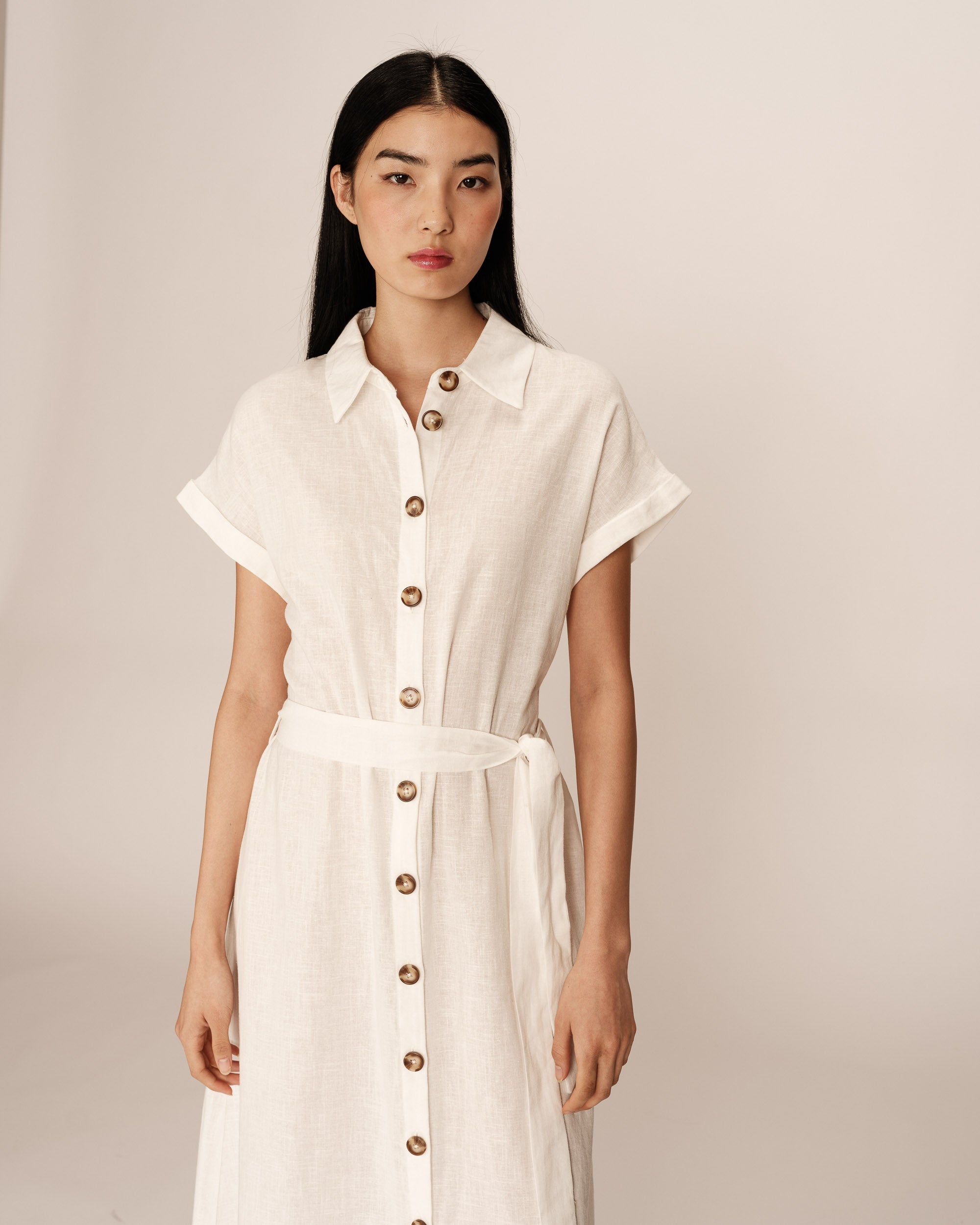 Vestido Largo Prudence - Crudo