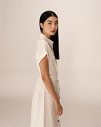 Vestido Largo Prudence - Crudo